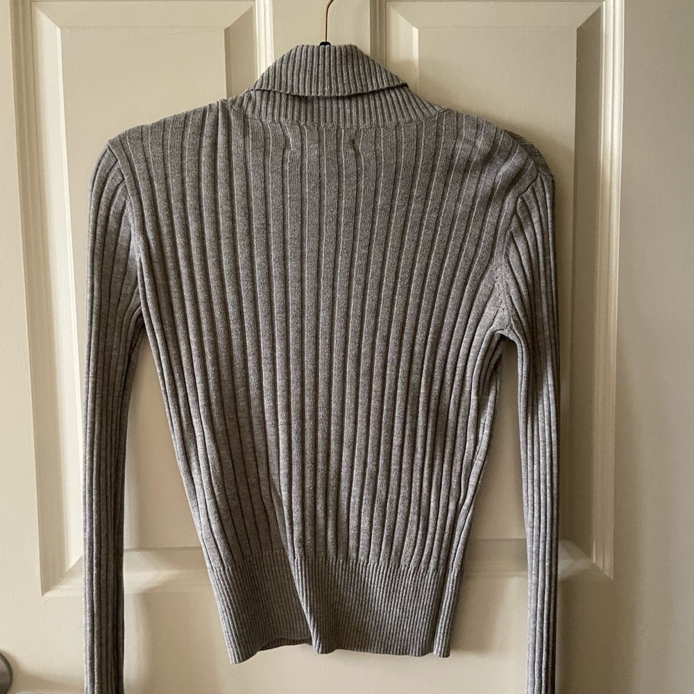 Grey Knit Turtleneck - Picture 2 of 2